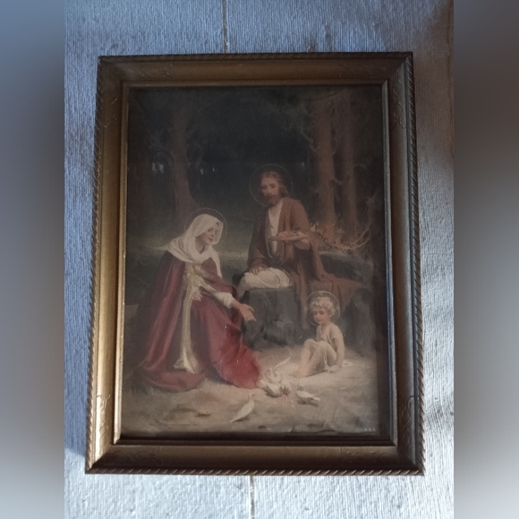"The Holy Family" framed art - Picture 1 of 15